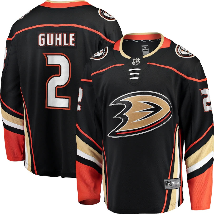 Brendan Guhle Anaheim Ducks Fanatics Branded Breakaway Player Jersey Black