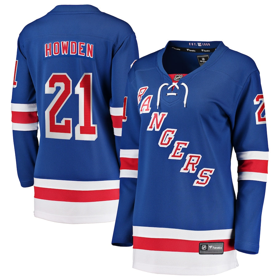 Brett Howden New York Rangers Fanatics Branded Womens Home Breakaway Player Jersey Blue