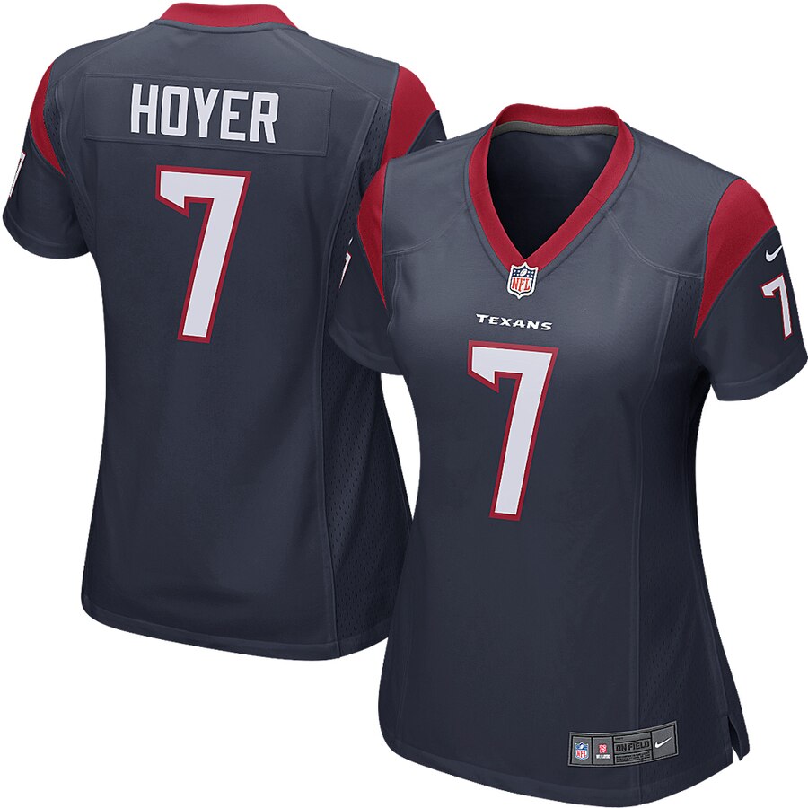 Brian Hoyer Houston Texans Nike Womens Game Jersey Navy