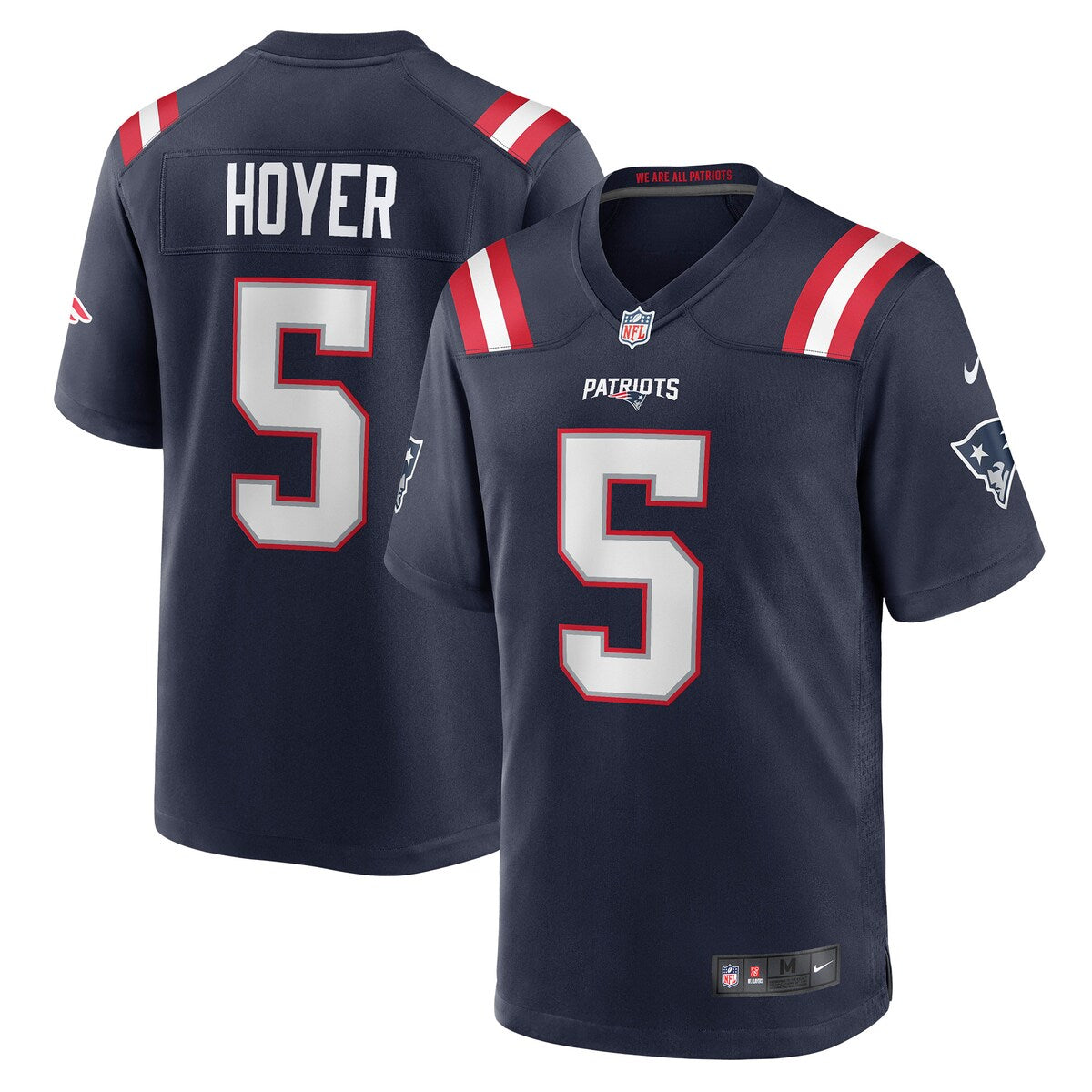 Brian Hoyer New England Patriots Nike Game Player Jersey Navy