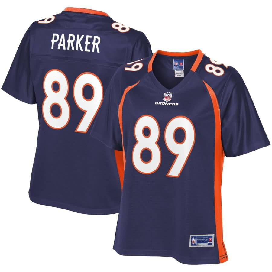 Brian Parker Denver Broncos Nfl Pro Line Womens Alternate Player Jersey Navy