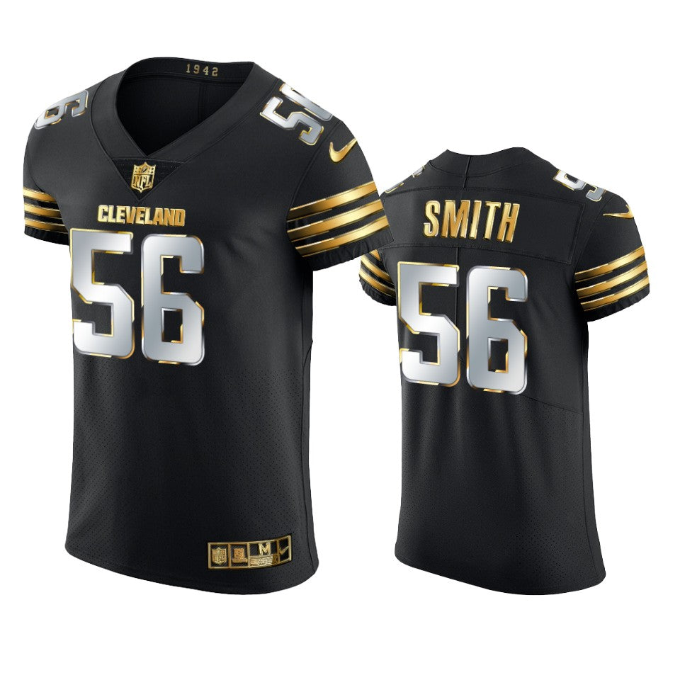Browns Malcolm Smith Golden Edition Black Vapor Elite Jersey