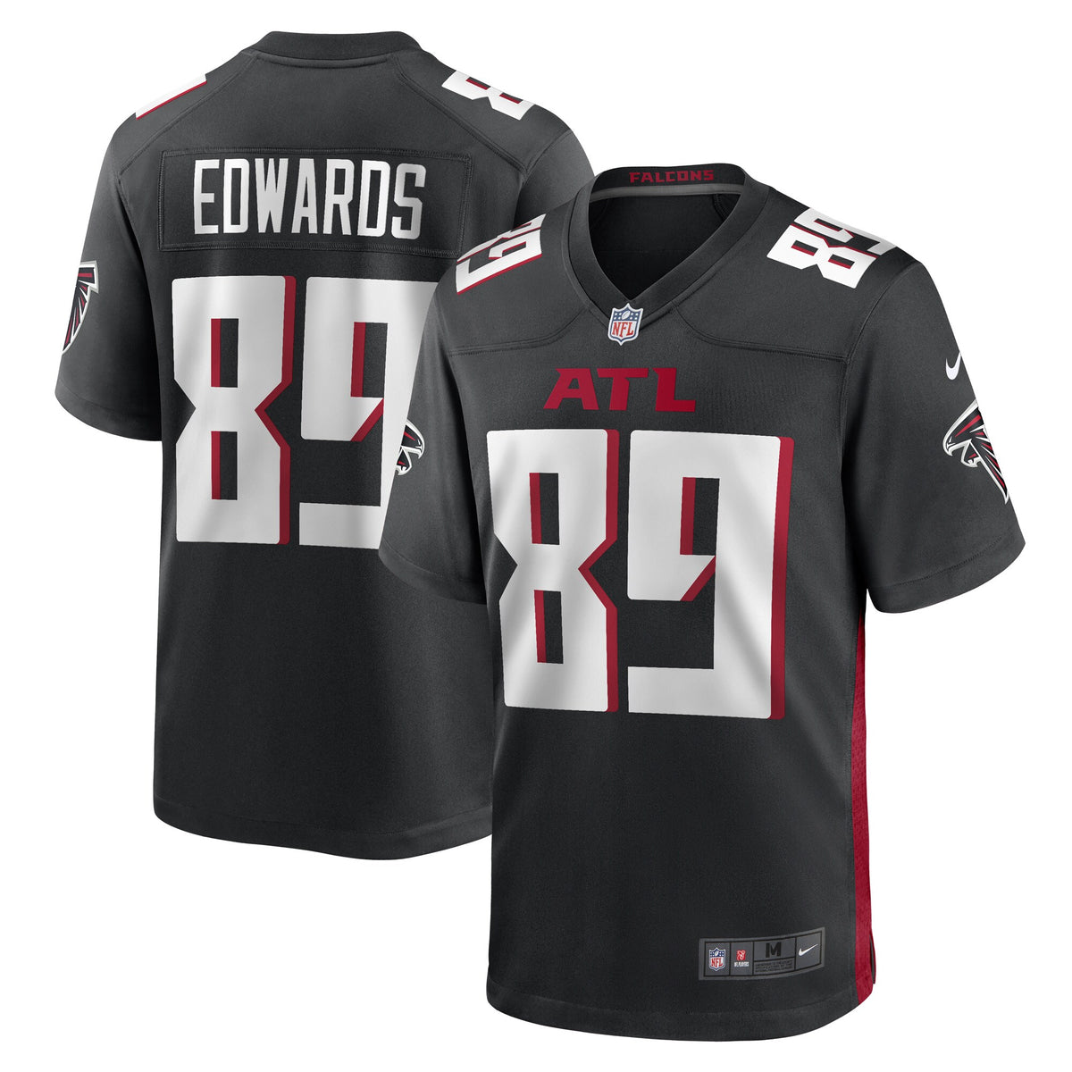 Bryan Edwards Atlanta Falcons Nike Game Player Jersey Black