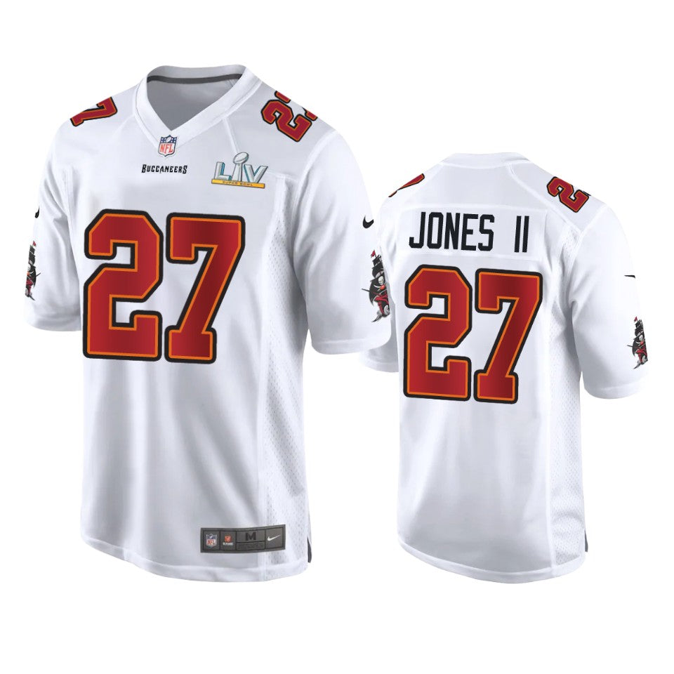 Buccaneers Ronald Jones Ii Super Bowl Lv White Game Fashion Jersey