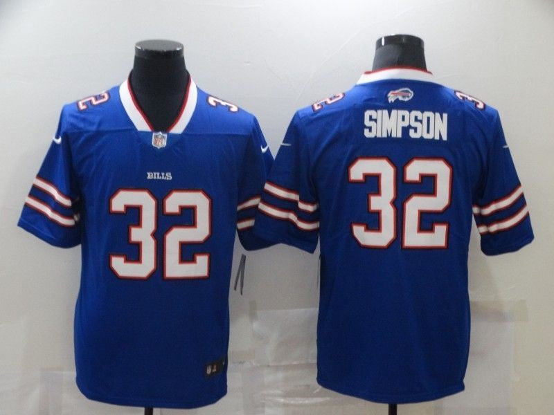 Buffalo Bill Bill Simpson 32 2020 Nfl Blue Jersey Jersey