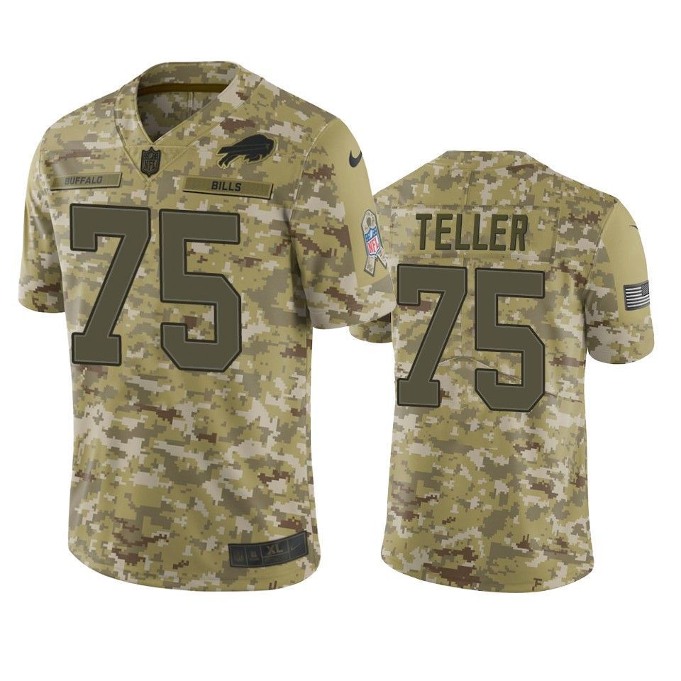 Buffalo Bills Wyatt Teller Jersey Nfl Camo Salute To Service