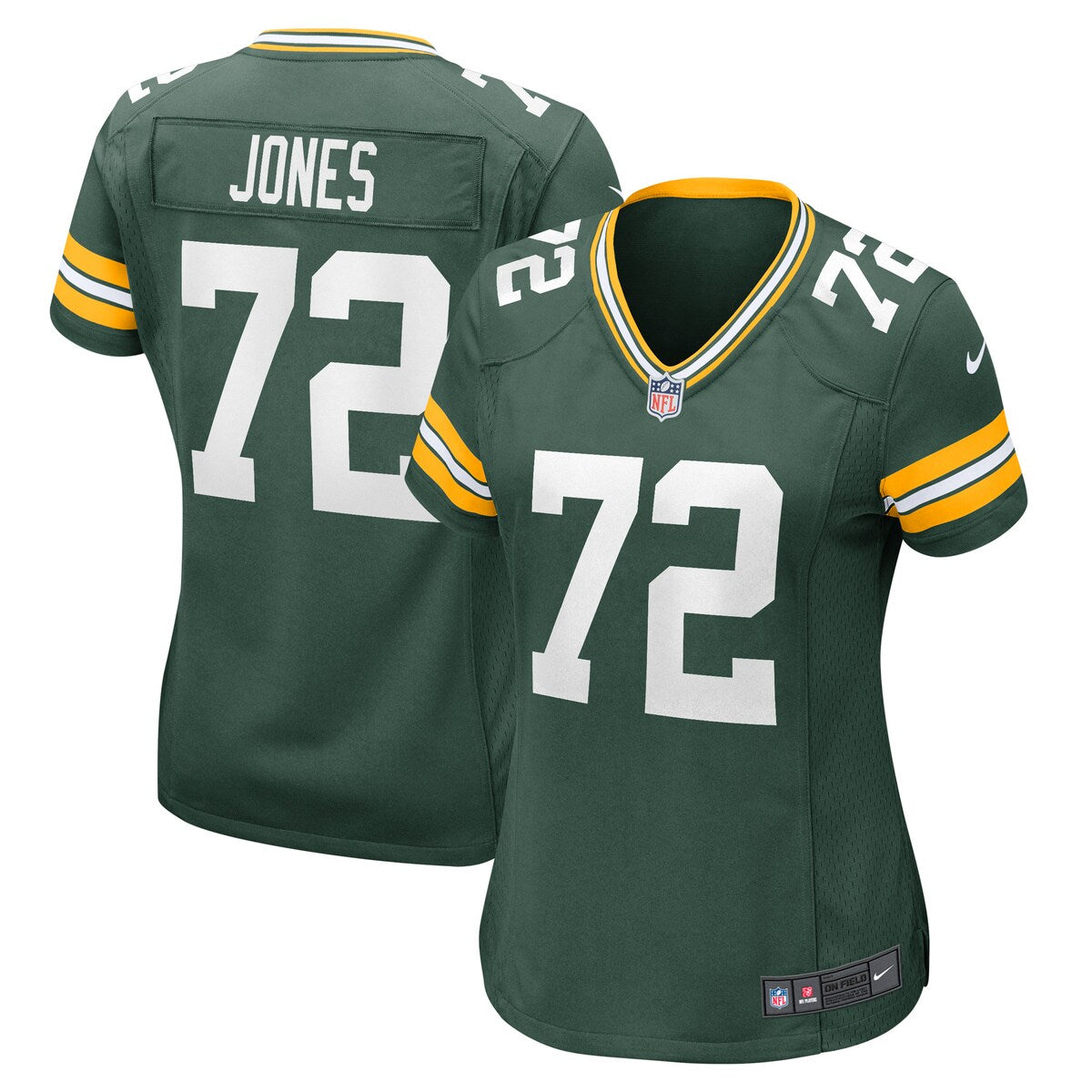 Caleb Jones Green Bay Packers Nike Womens Game Player Jersey Green