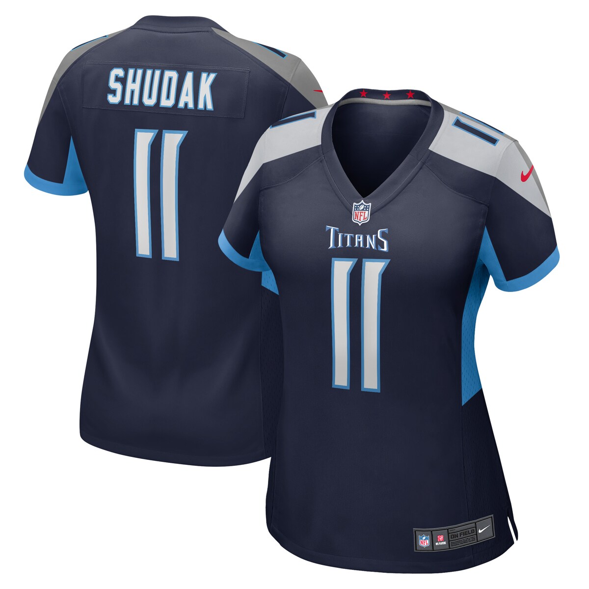 Caleb Shudak Tennessee Titans Nike Womens Game Player Jersey Navy