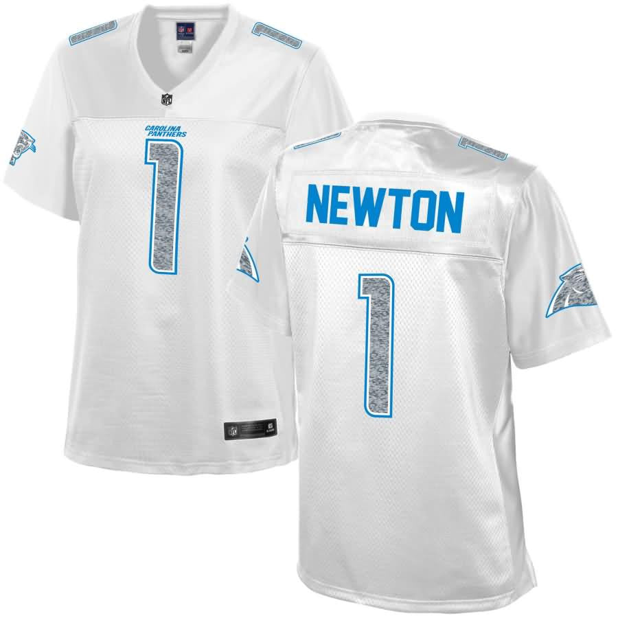 Cam Newton Carolina Panthers Nfl Pro Line Womens White Out Fashion Jersey White