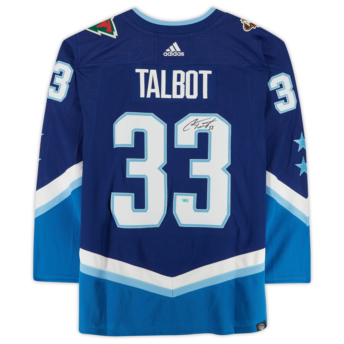 Cam Talbot Minnesota Wild Autographed 2022 Nhl All star Game Jersey Blue