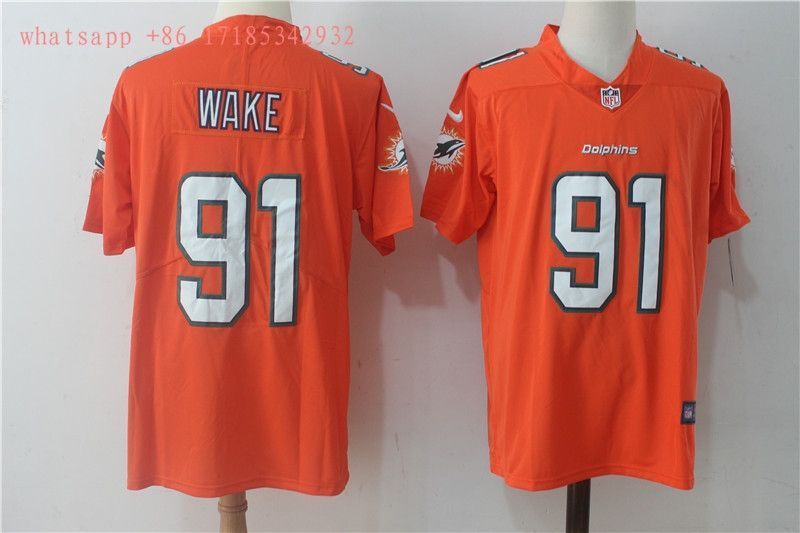 Cameron Wake 91 2020 Nfl Orange Jersey Jersey