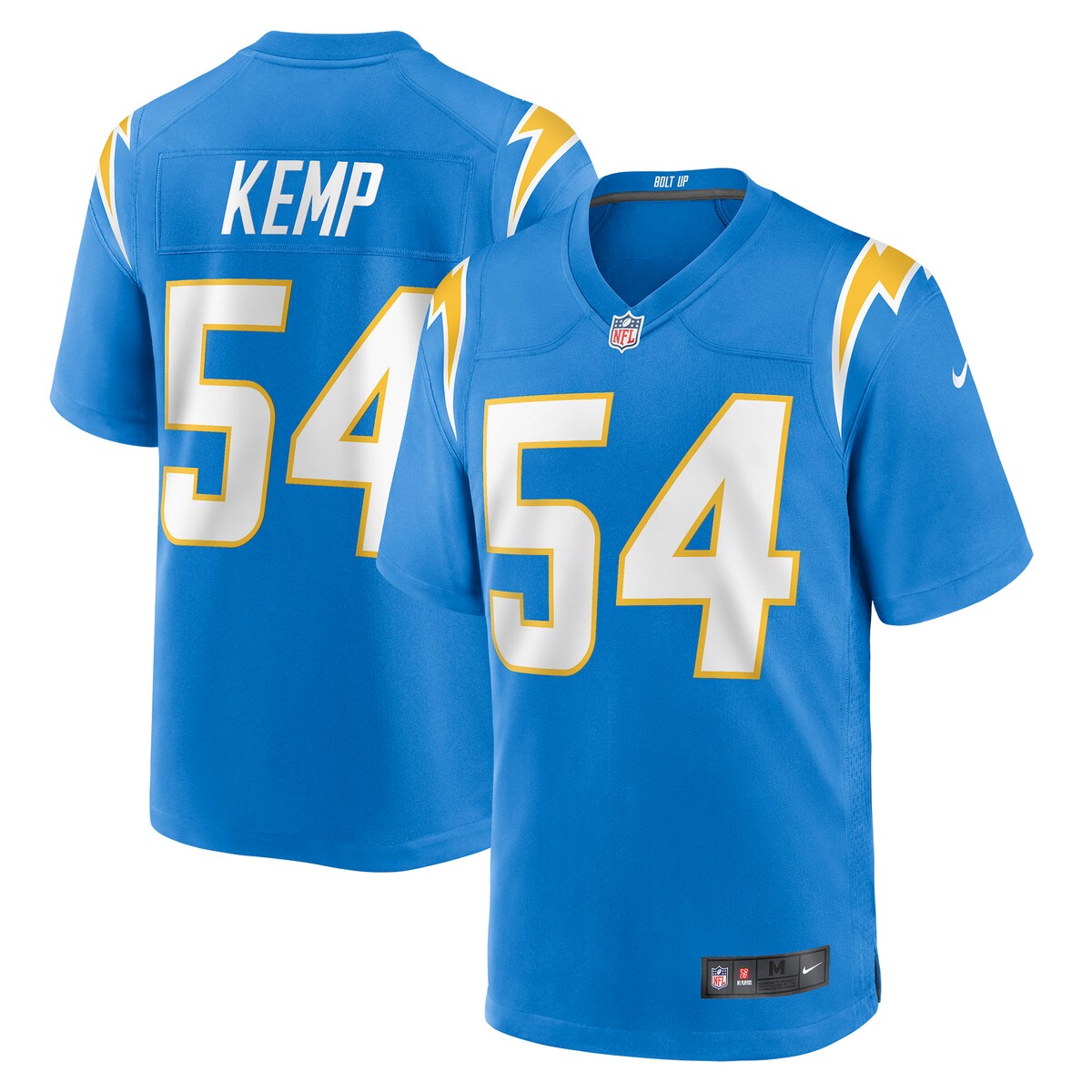 Carlo Kemp Los Angeles Chargers Nike Game Player Jersey Powder Blue
