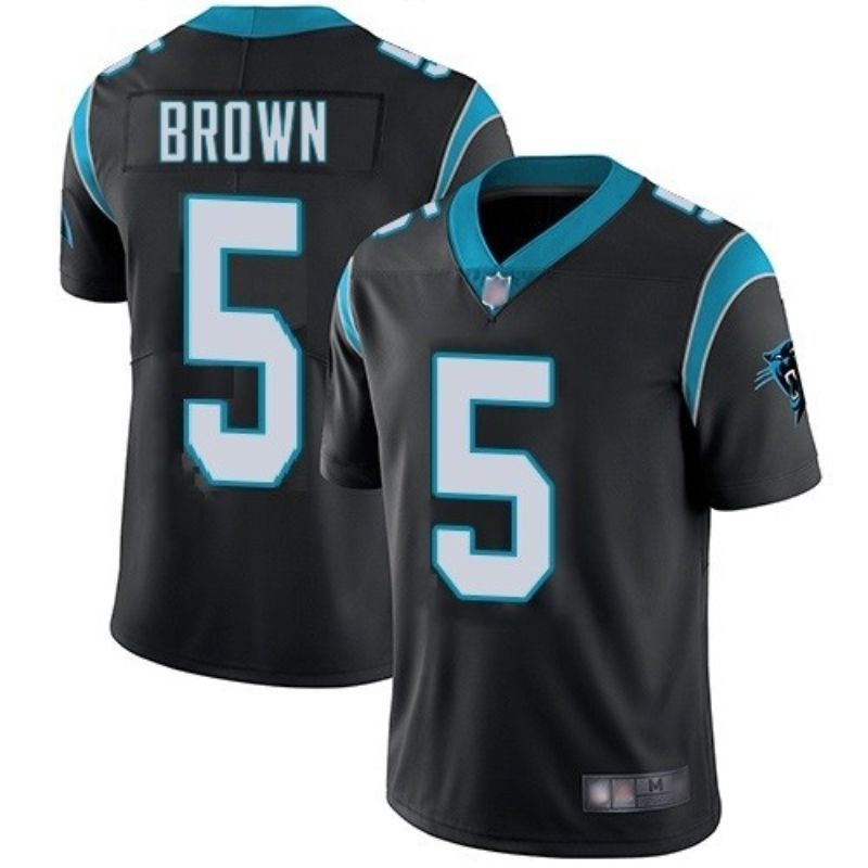 Carolina Panthers Derrick Brown 5 Nfl 2020 Black Jersey