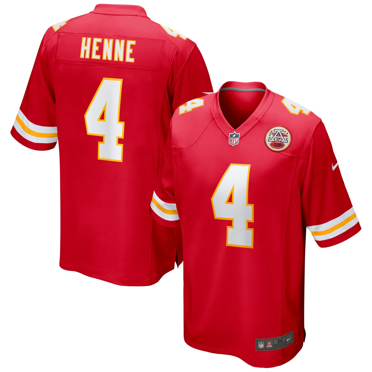 Chad Henne Kansas City Chiefs Nike Game Jersey Red
