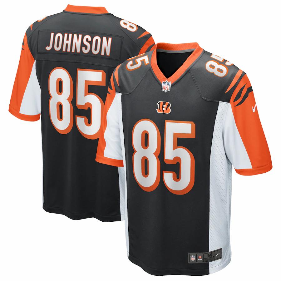 Chad Johnson Cincinnati Bengals Nike Game Retired Player Jersey Black