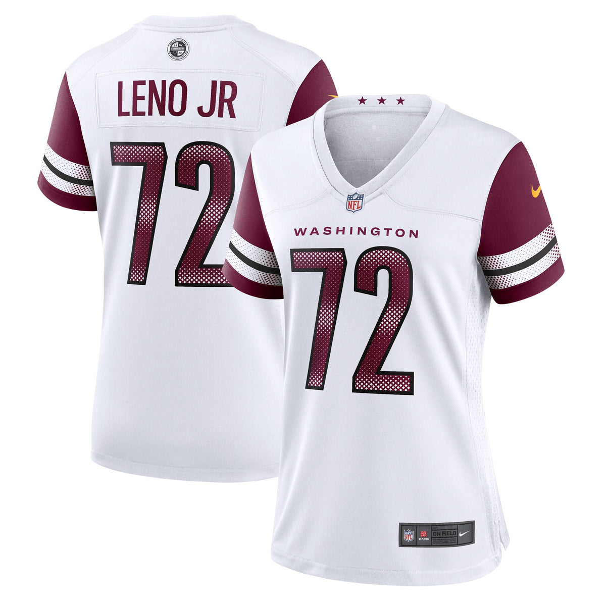 Charles Leno Jr Washington Commanders Nike Womens Away Game Player Jersey White