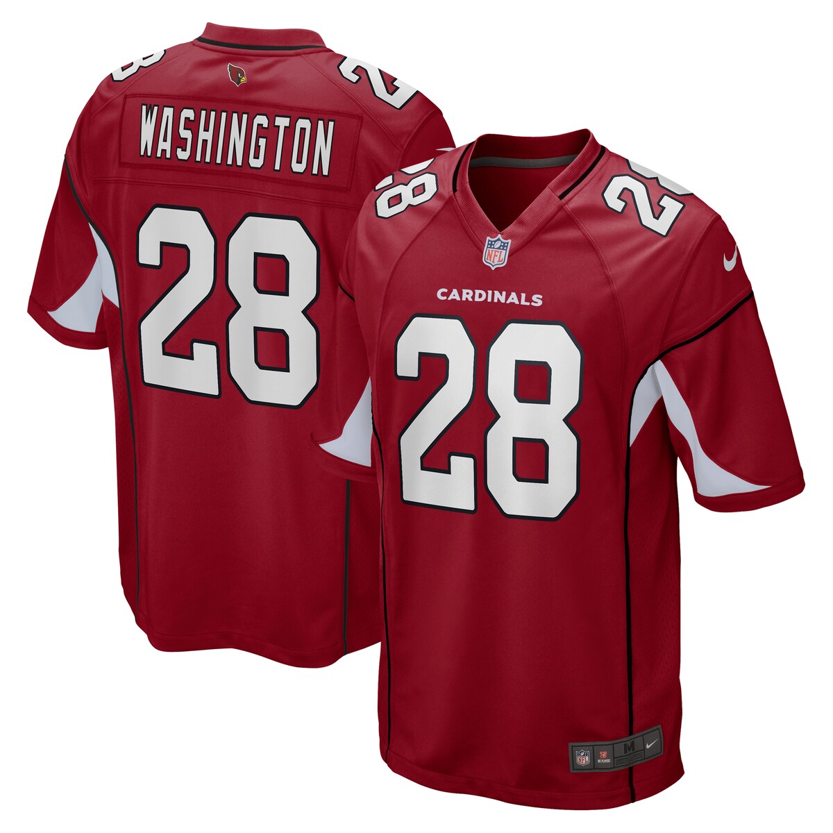 Charles Washington Arizona Cardinals Nike Game Jersey Cardinal