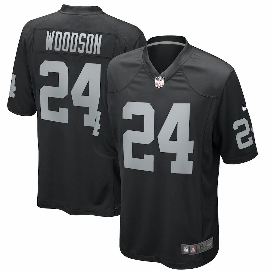Charles Woodson Las Vegas Raiders Nike Game Retired Player Jersey Black