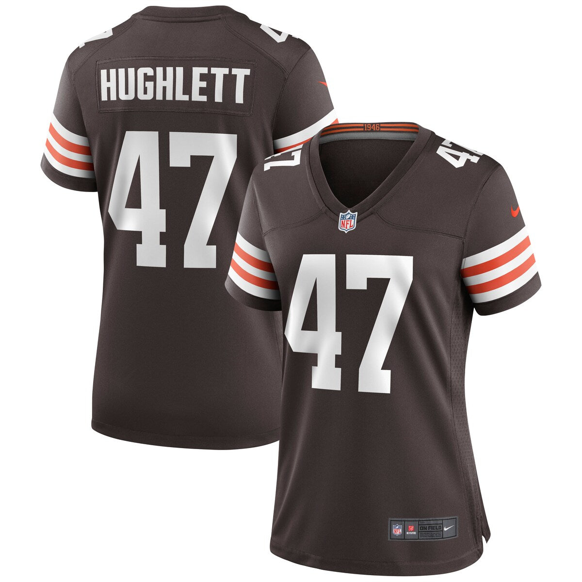 Charley Hughlett Cleveland Browns Nike Womens Game Jersey Brown