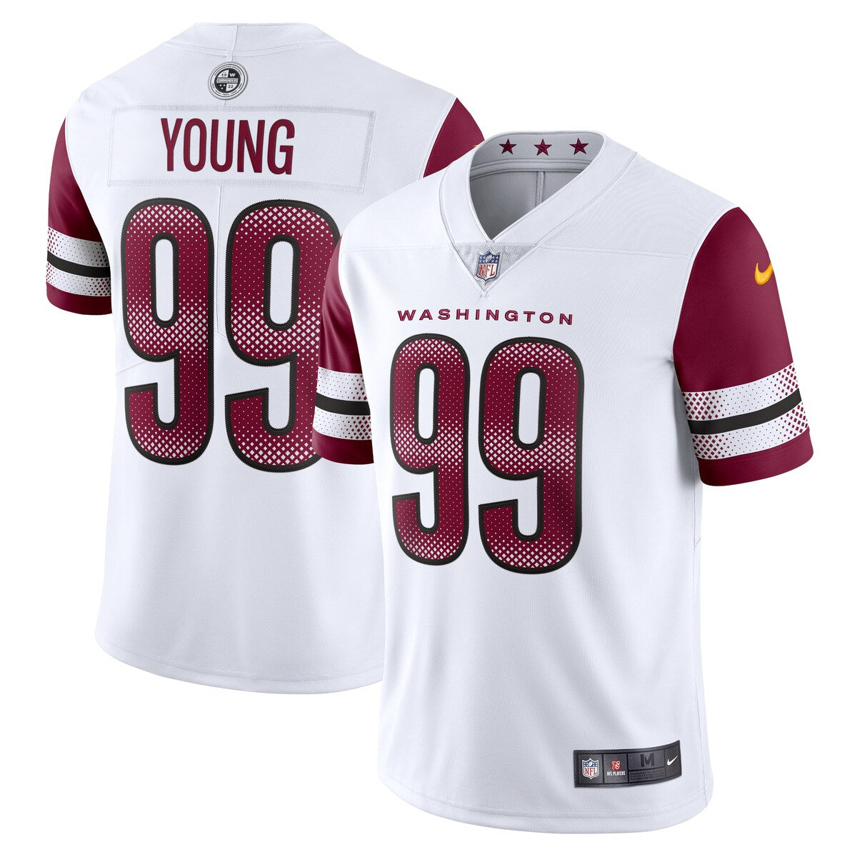 Chase Young Washington Commanders Nike Vapor Limited Jersey White