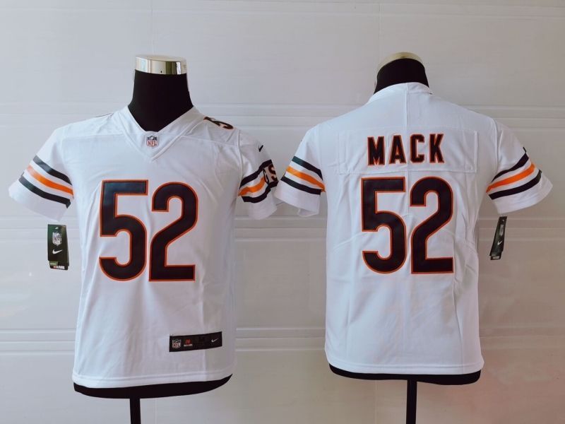 Chicago Bears Khalil Mack 52 Nfl 2020 White Jersey