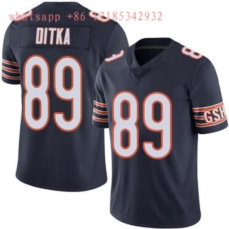 Chicago Bears Mike Ditka 89 Nfl 2020 Black Jersey Jersey