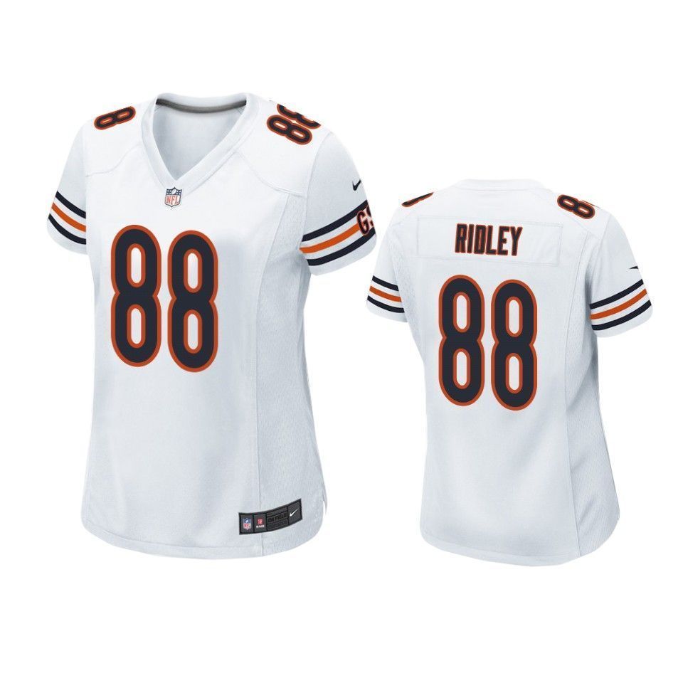 Chicago Bears Riley Ridley 2019 Nfl Draft White Game Womens Jersey