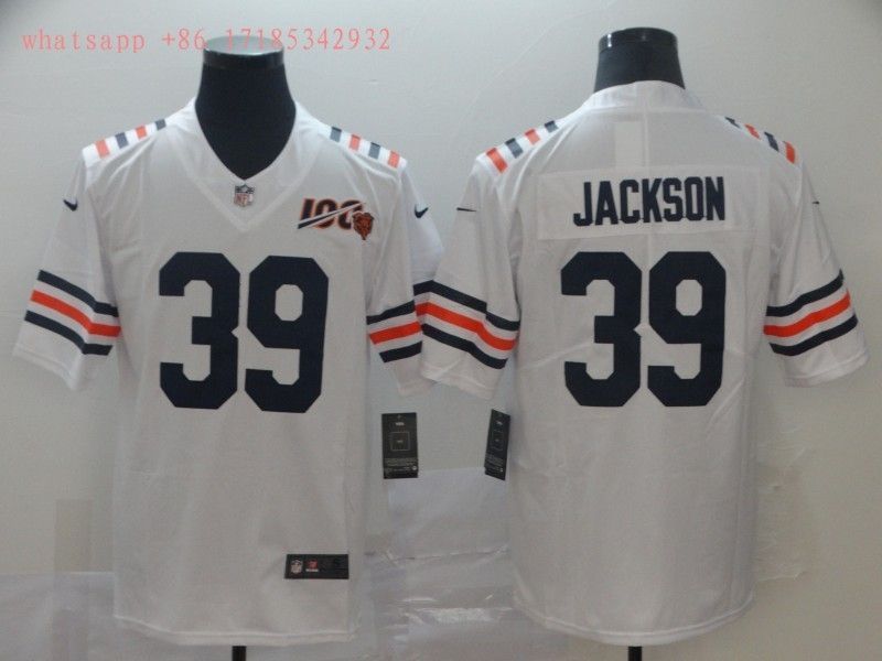 Chicago Bears Steven Jackson 39 Nfl 100 2020 White Jersey Jersey