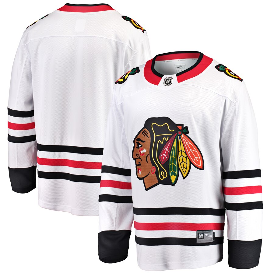 Chicago Blackhawks Fanatics Branded Breakaway Away Jersey White