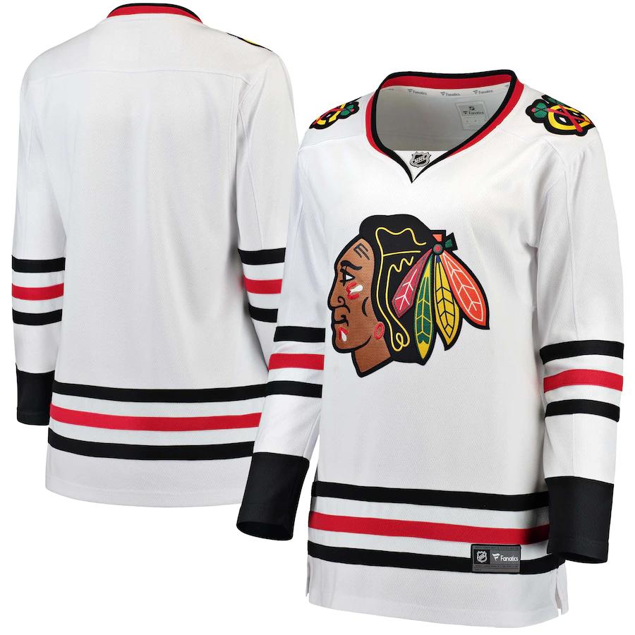 Chicago Blackhawks Fanatics Branded Womens Away Breakaway Jersey White