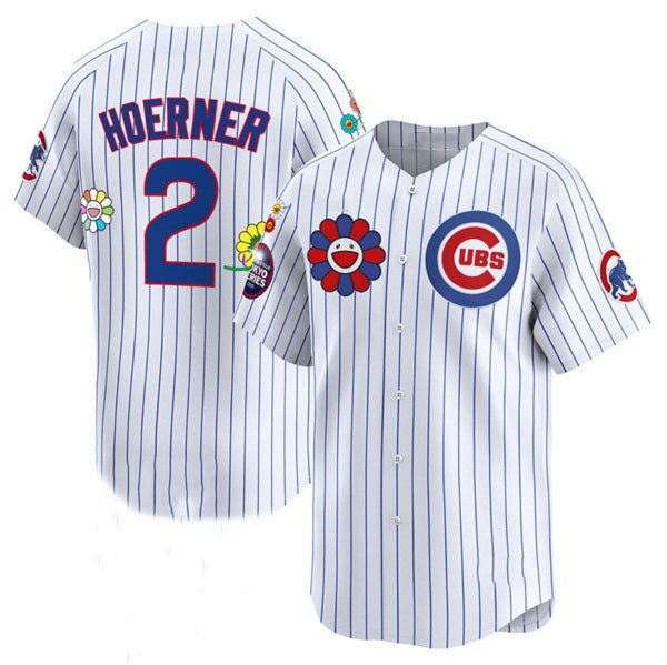 Chicago Cubs #2 Nico Hoerner White 2025 Tokyo Series Limited Stitched Baseball J