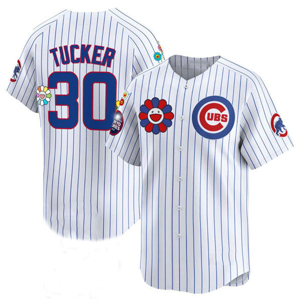 Chicago Cubs #30 Kyle Tucker White 2025 Tokyo Series Limited Stitched Baseball J