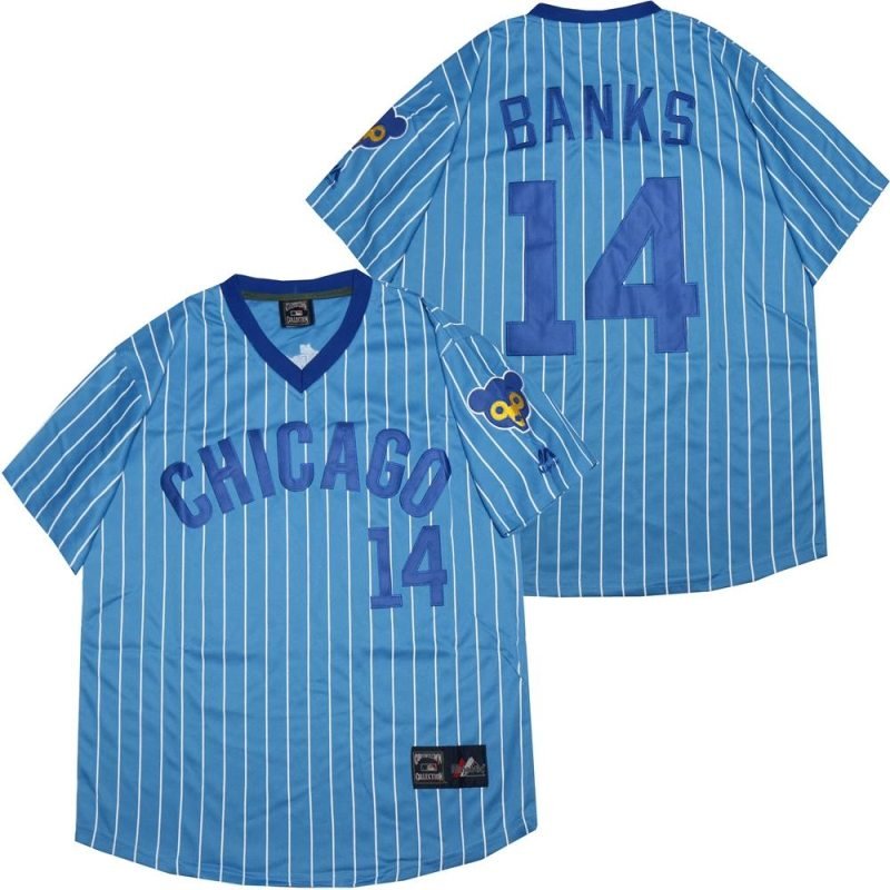 Chicago Cubs Ernie Banks 14 2020 Mlb Blue Jersey