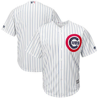 Chicago Cubs Majestic 2017 Stars Stripes Cool Base Team White Jersey