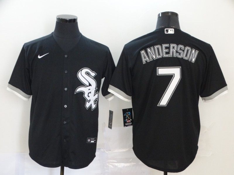 Chicago White Sox Tim Anderson 7 2020 Mlb Black Jersey
