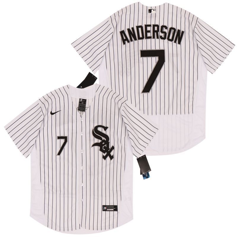 Chicago White Sox Tim Anderson 7 2020 Mlb White Jersey
