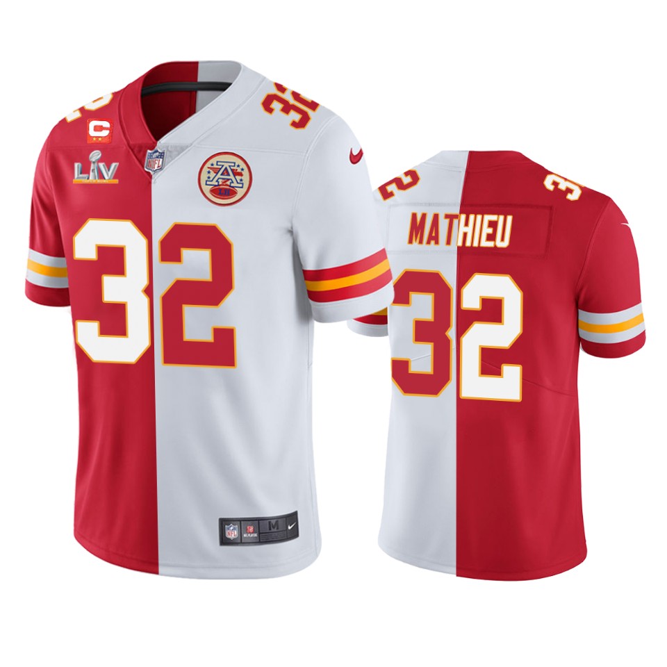 Chiefs Tyrann Mathieu Super Bowl Lv Red White Jersey
