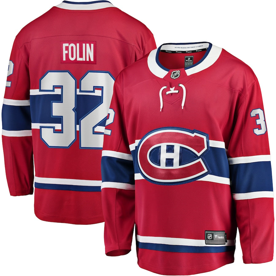Christian Folin Montreal Canadiens Fanatics Branded Home Breakaway Player Jersey Red