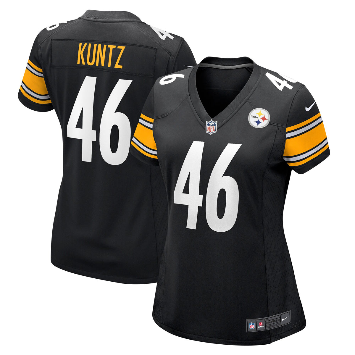 Christian Kuntz Pittsburgh Steelers Nike Womens Game Jersey Black