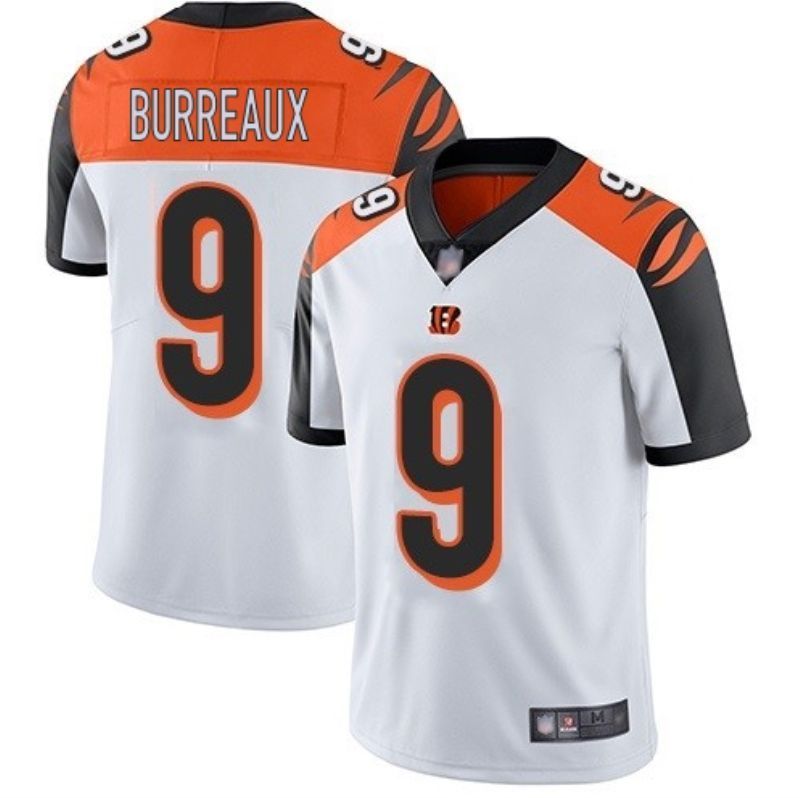 Cincinnati Bengals Joe Burreaux 9 Nfl 2020 Orange Jersey