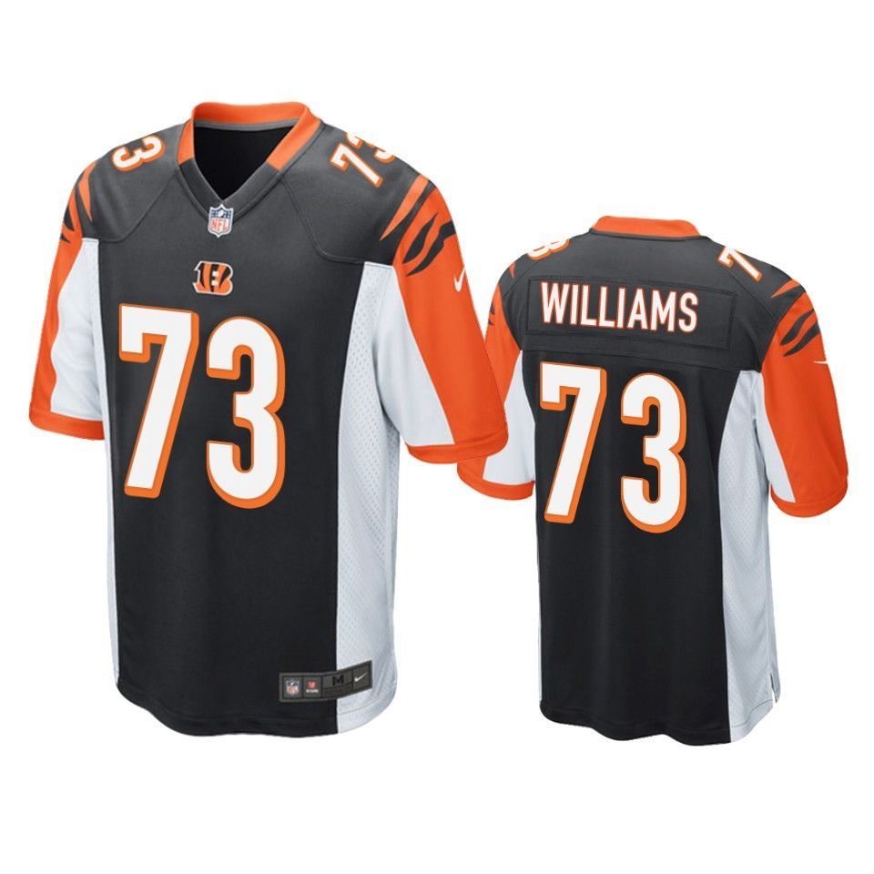 Cincinnati Bengals Jonah Williams 2019 Nfl Draft Black Game Jersey