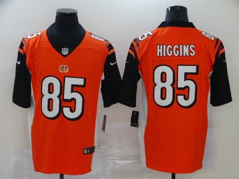 Cincinnati Bengals Tee Higgins 85 Nfl 2020 Orange Jersey Jersey