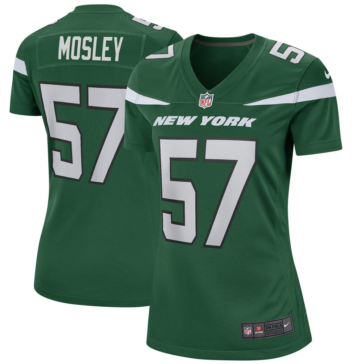 Cj Mosley New York Jets Nike Womens Game Player Jersey Gotham Green