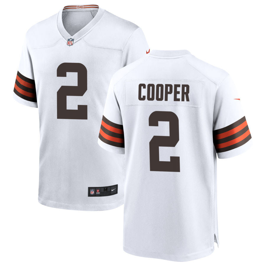 Cleveland Browns Amari Cooper 2 Nfl White Alternate Game Jersey Gift For Browns Fans