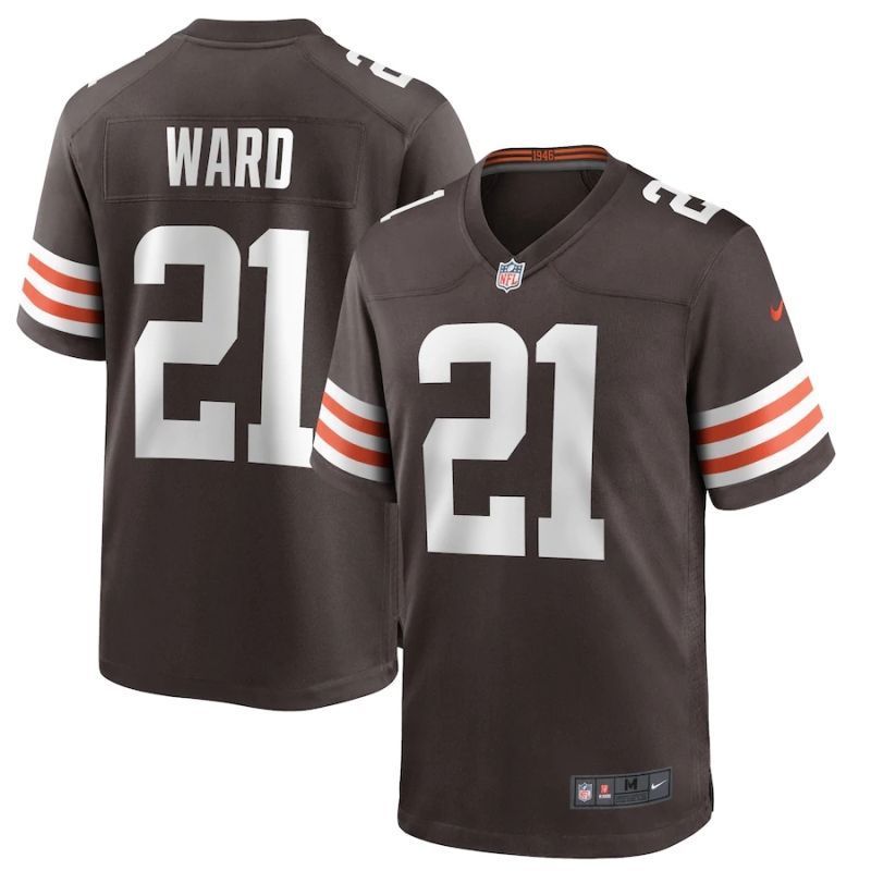 Cleveland Browns Denzel Ward 21 Nfl 2020 Brown Jersey Jersey