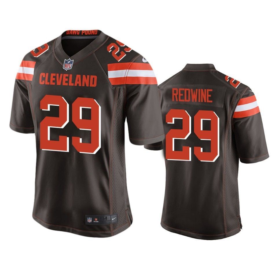 Cleveland Browns Sheldrick Redwine 2019 Nfl Draft Brown Game Jersey