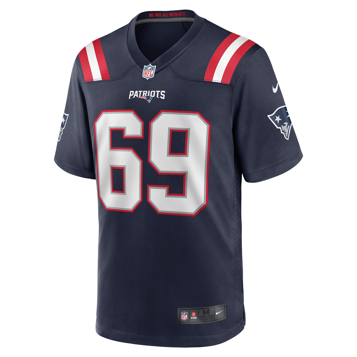 Cole Strange New England Patriots 2022 Nfl Draft First Round Pick Game Jersey Navy