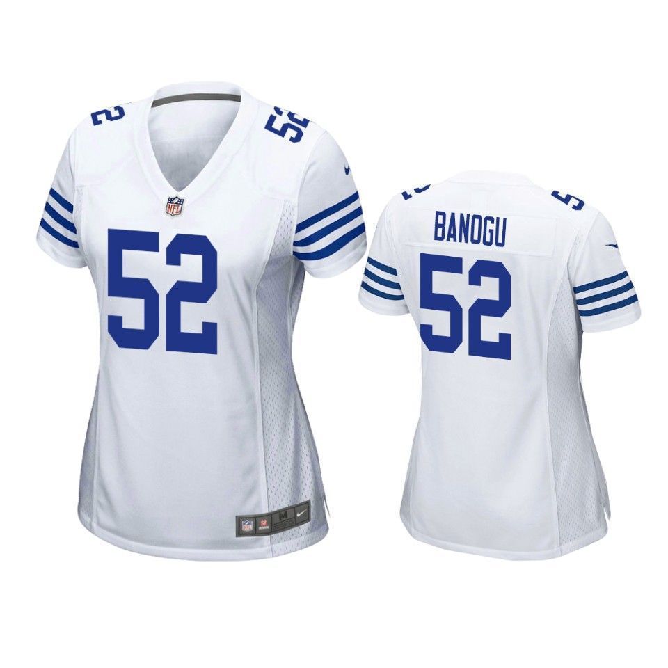 Colts Ben Banogu 2019 Nfl Draft White Game Womens Jersey