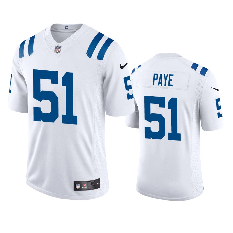 Colts Kwity Paye Vapor Limited White Jersey Mens