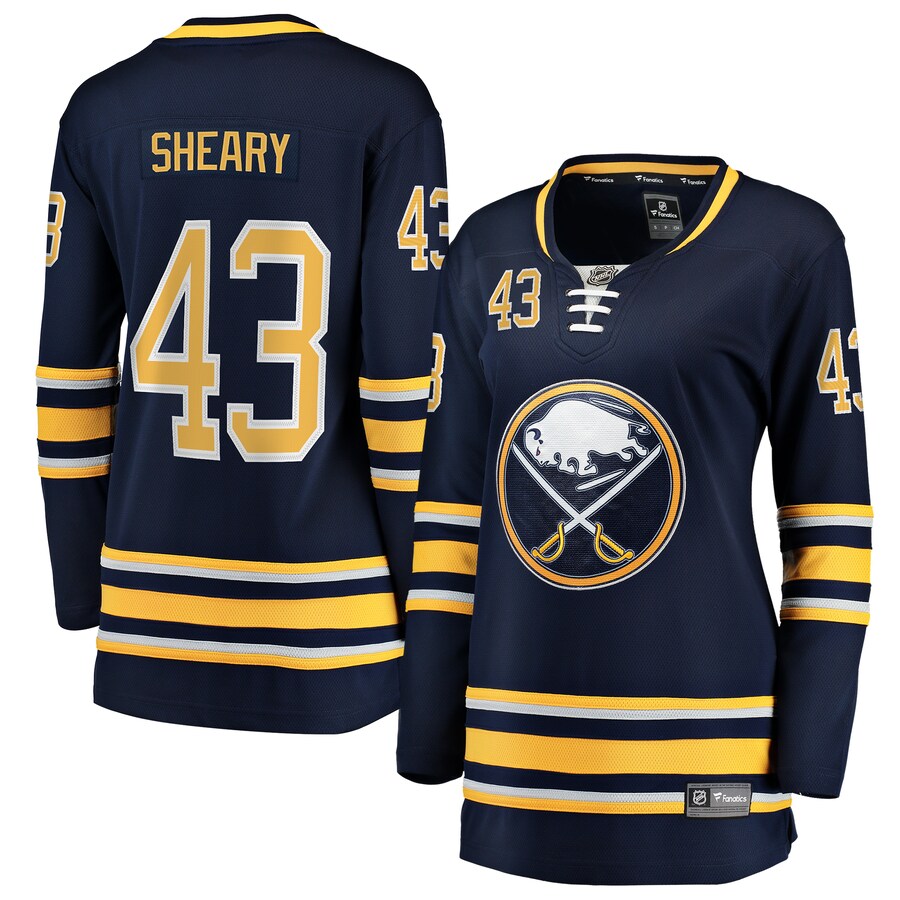 Conor Sheary Buffalo Sabres Fanatics Branded Womens Home Breakaway Player Jersey Navy